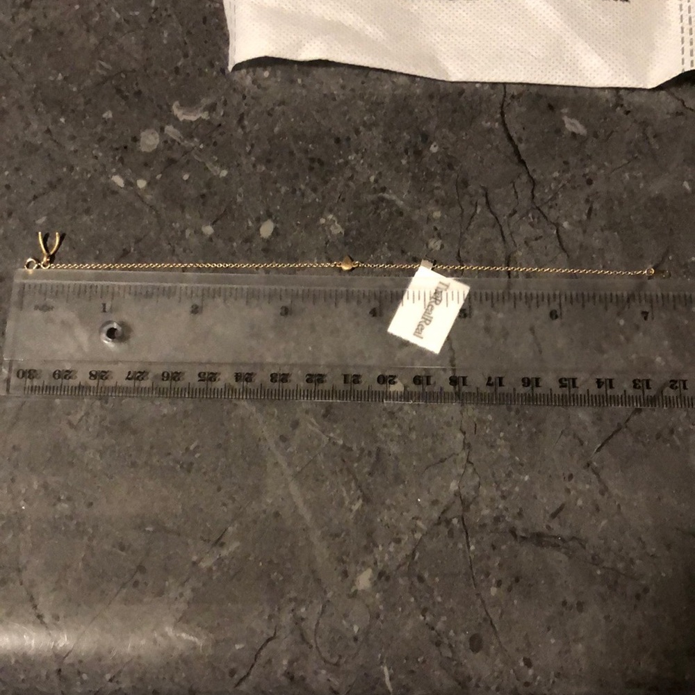 Additional pics for 14k wishbone bracelet